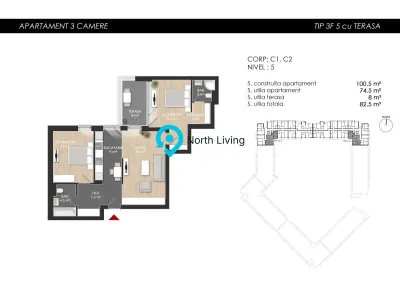 Apartament 3 camere București - poza 15