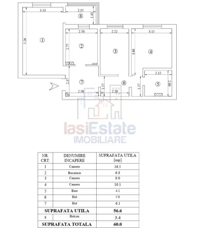 Apartament 3 camere Iași - poza 12