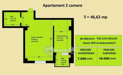 Apartament 2 camere Iași - poza 2