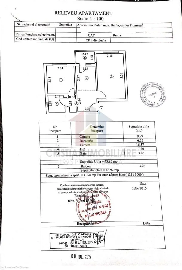 Apartament 2 camere Brăila - poza 1