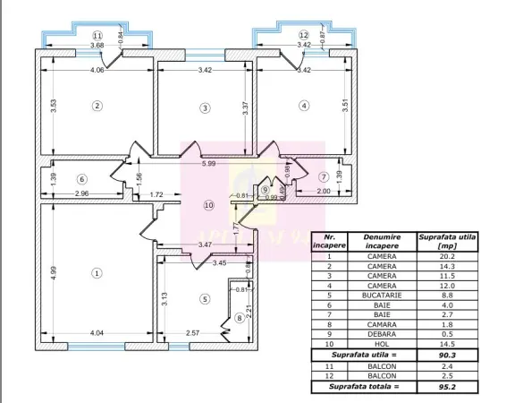 Apartament 4 camere București - poza 12