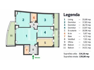 Apartament 4 camere București - poza 14