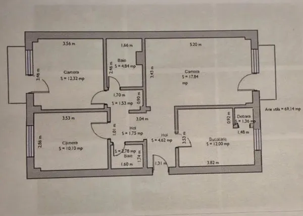 Apartament 3 camere Timișoara - poza 1
