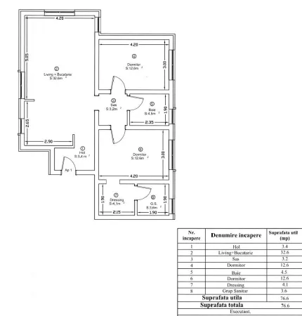 Apartament 3 camere Dumbrăvița - poza 29