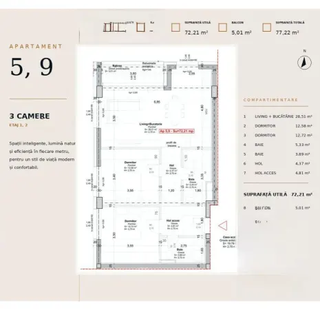 Apartament 3 camere Timișoara - poza 16