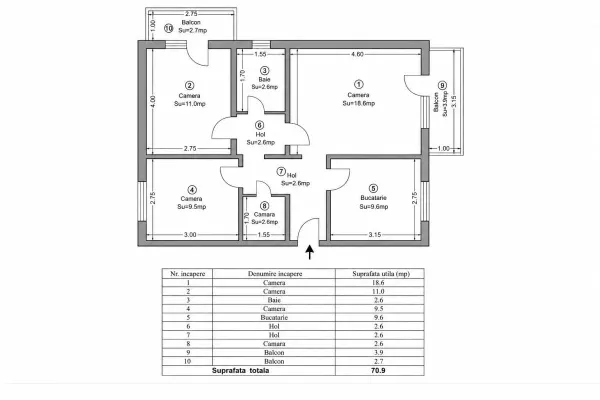 Apartament 3 camere Timișoara - poza 14