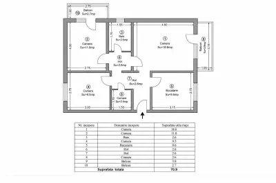 Apartament 3 camere Timișoara - poza 14
