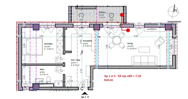 Apartament 3 camere Timișoara - poza 6