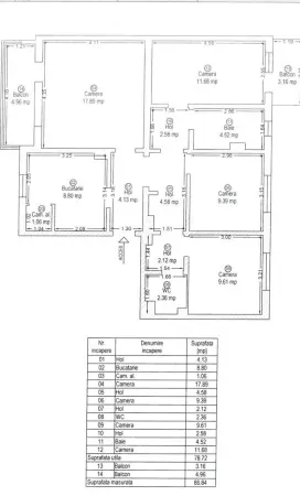 Apartament 4 camere Timișoara - poza 14