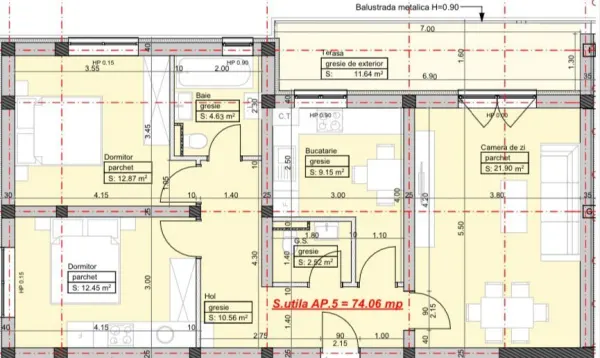 Apartament 3 camere Giroc - poza 10