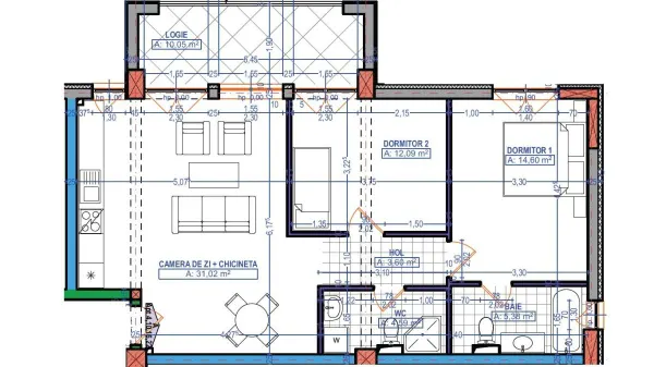 Apartament 3 camere Timișoara - poza 14