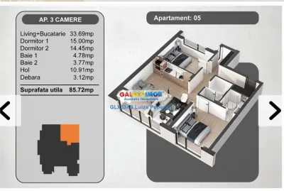 Apartament 3 camere București - poza 11